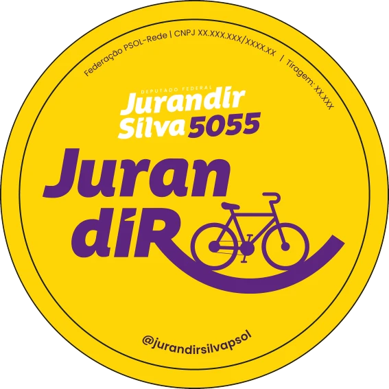Adesivo Juran-dir com bicicleta