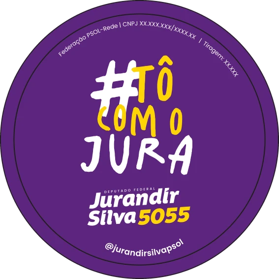 Adesivo Tô com o Jura